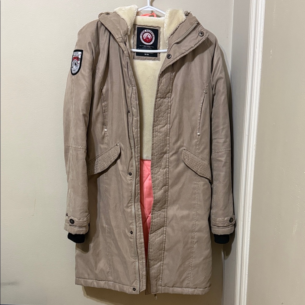 Beige Winter jacket